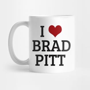 I Heart Brad Pitt Mug